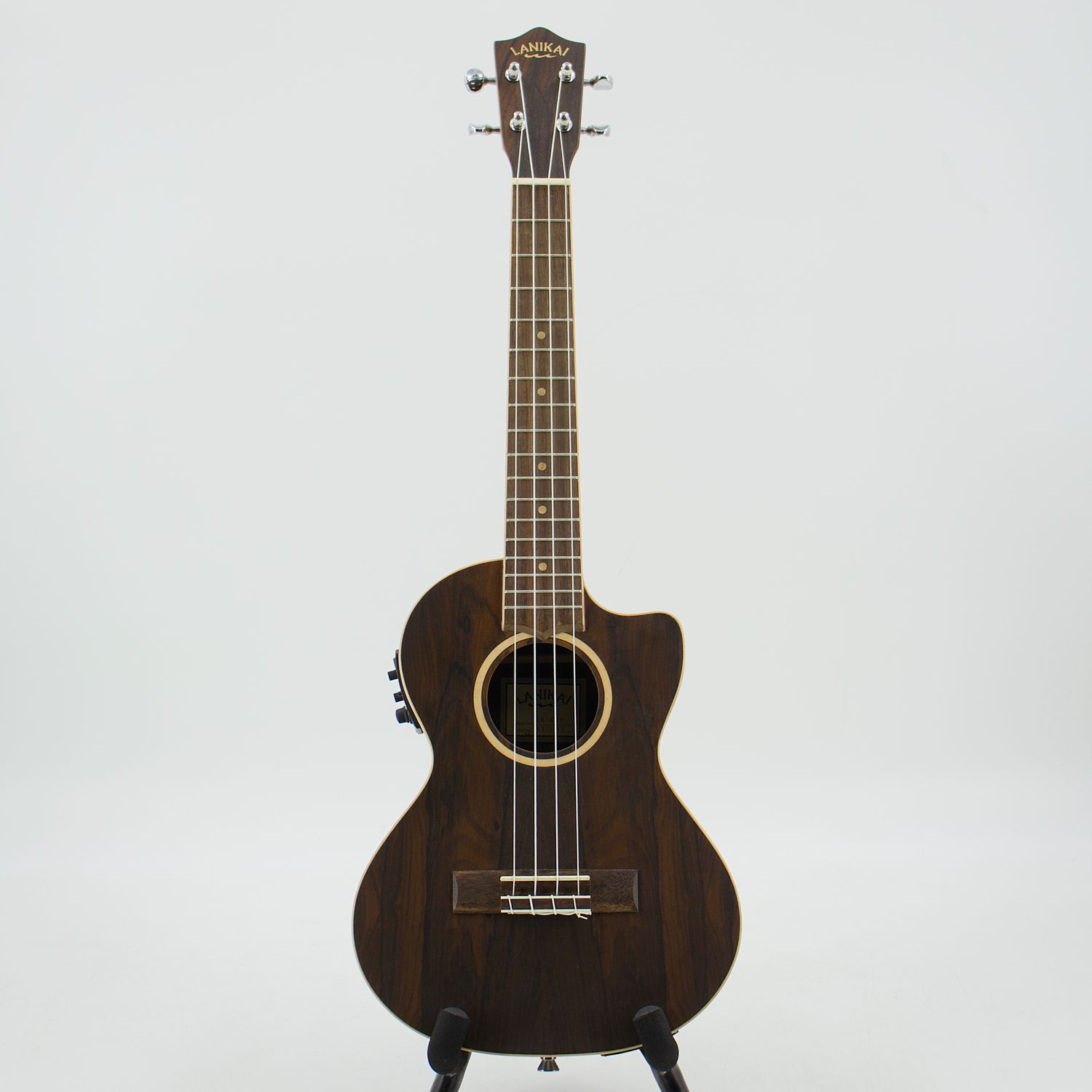 Lanikai Ziricote Cutaway Electric Tenor Ukulele w/Bag