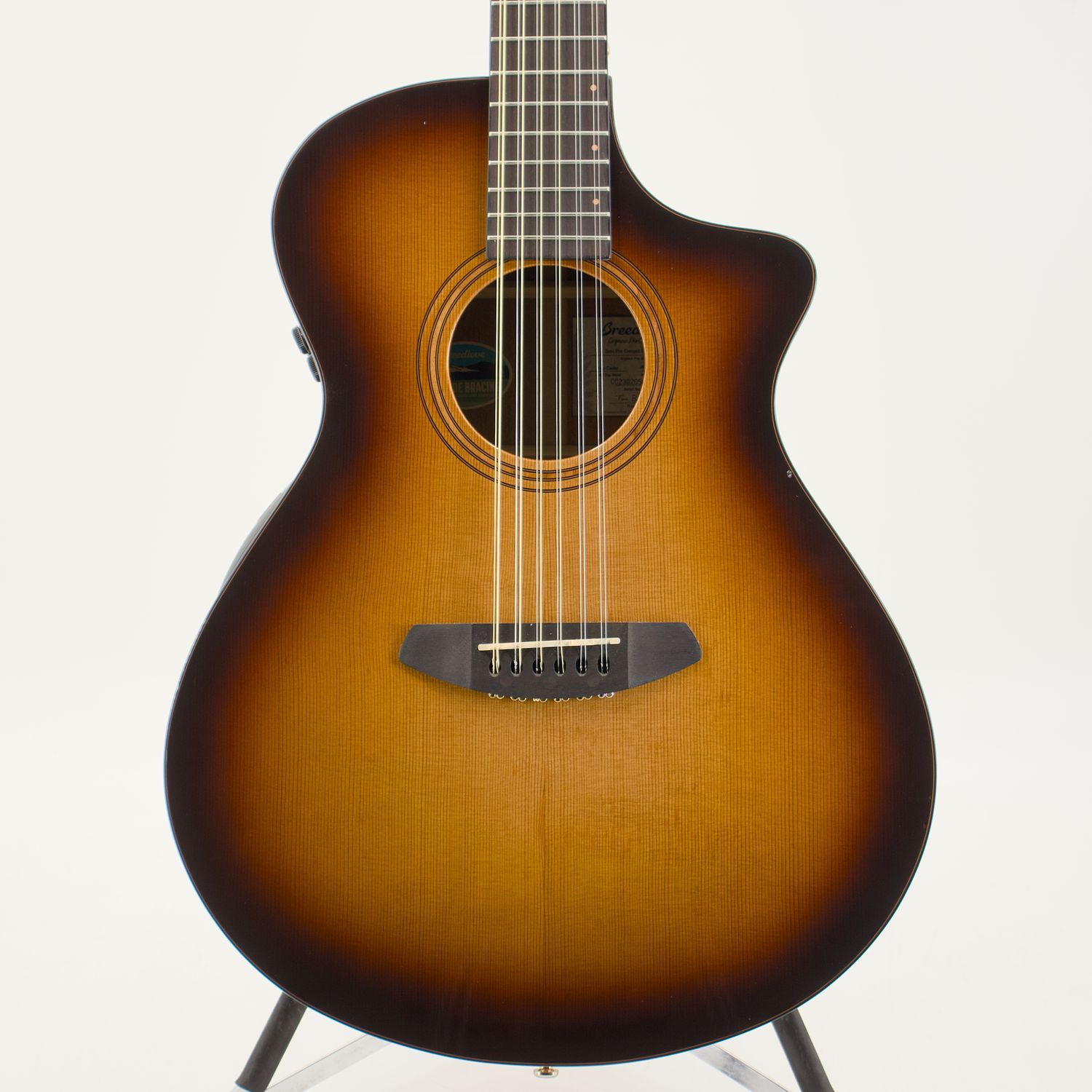 Used Breedlove Solo Pro Concert Edgeburst 12-String Acoustic Guitar w/Case