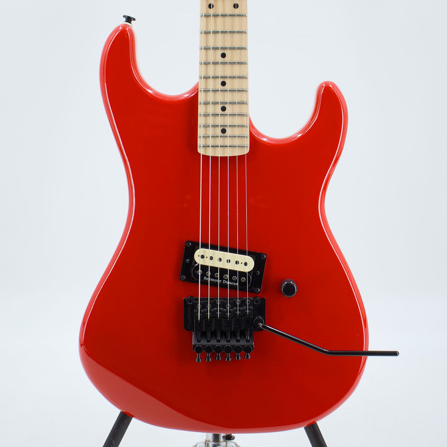 Used Kramer Baretta Special Jumper Red Electric Guitar w/Seymour Duncan JB Maple Fretboard