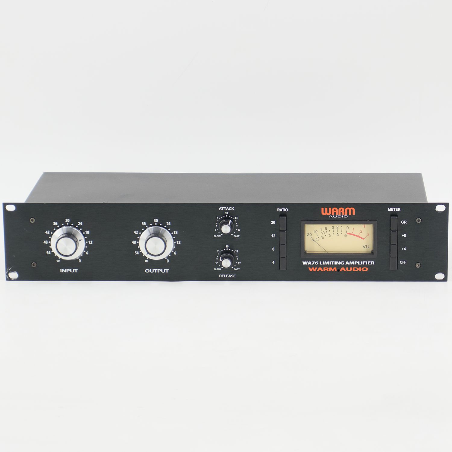 Used Warm Audio WA76 Black FET Compressor Limiting Amplifier 2U Rackmount