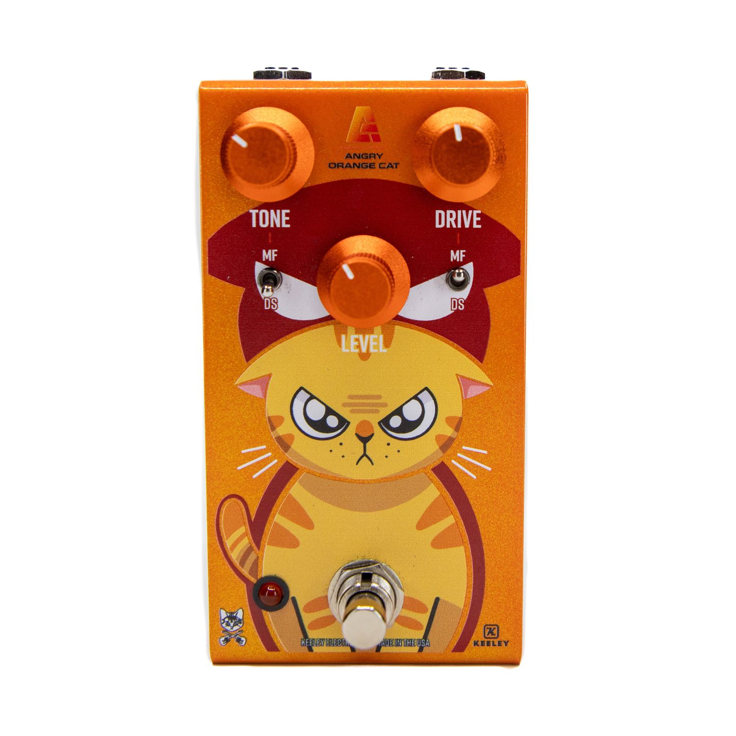 Keeley Angry Orange Cat - B&#39;s Music Exclusive - 4-in-1 Distortion and Fuzz Pedal