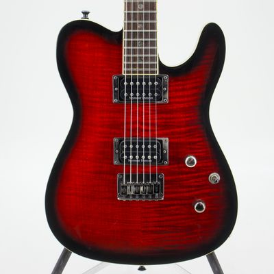 Used Fender Special Edition Custom Telecaster FMT HH Black Cherry Burst Electric w/Hard Case