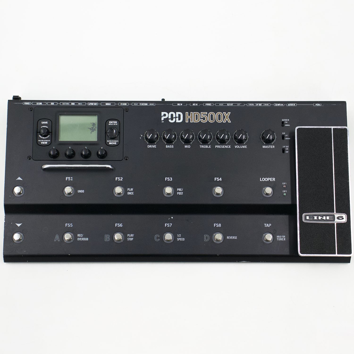 Used Line 6 POD HD500X Multi-Effects Processor w/Power Cable