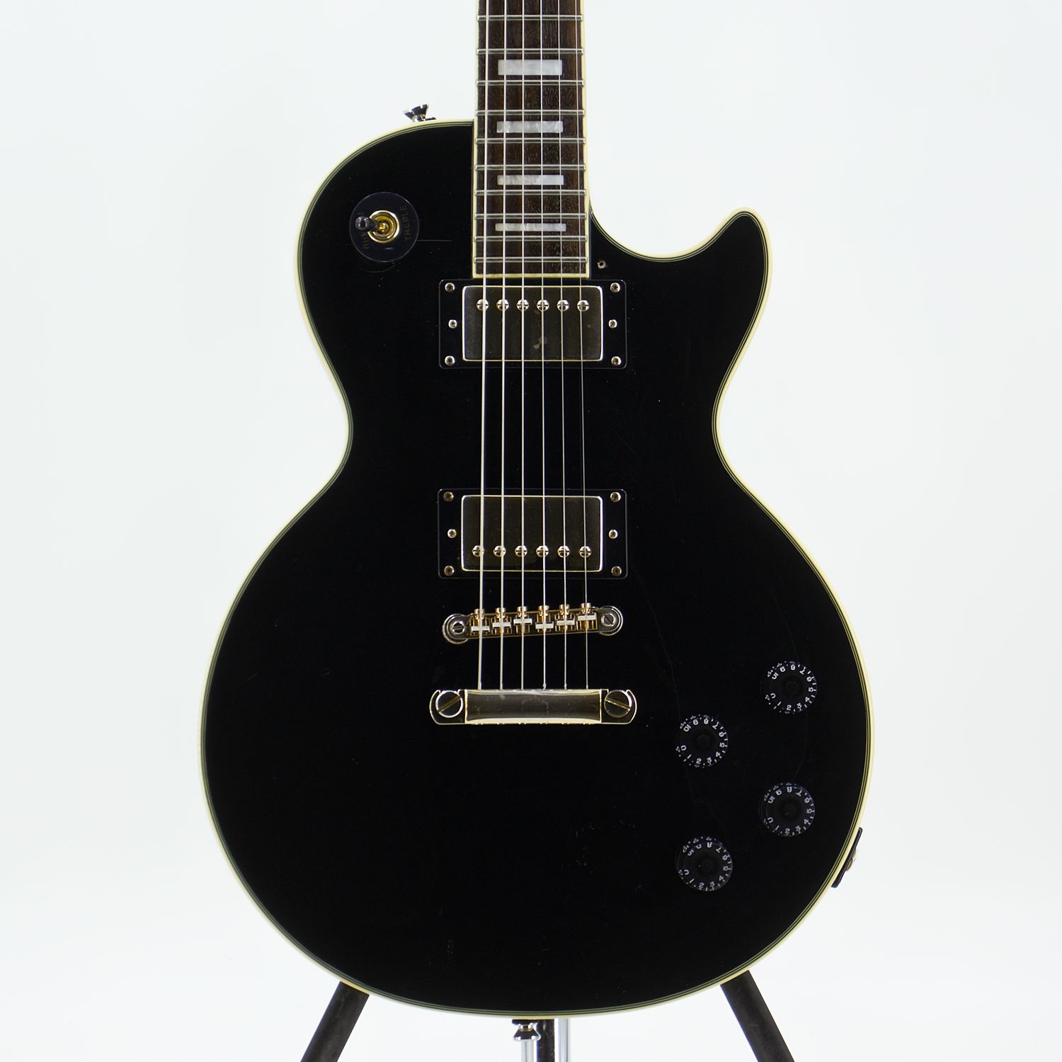 Used Epiphone Les Paul Custom Pro Ebony 2013 Electric Guitar