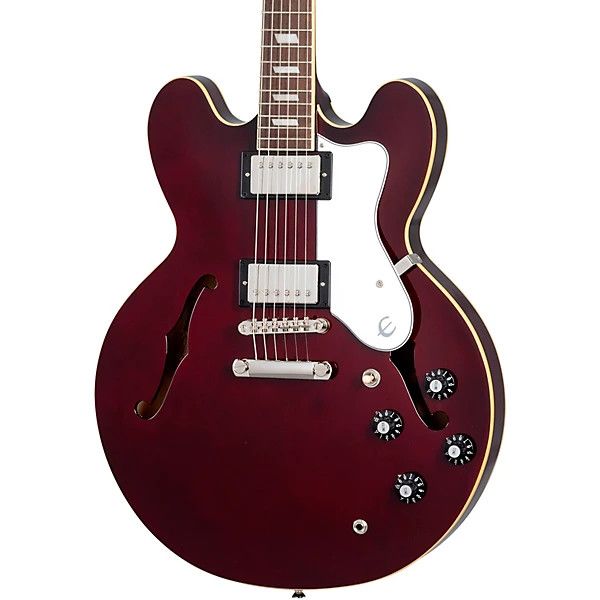 Epiphone Noel Gallagher Riviera (Incl. Hard Case) in Dark Red Wine