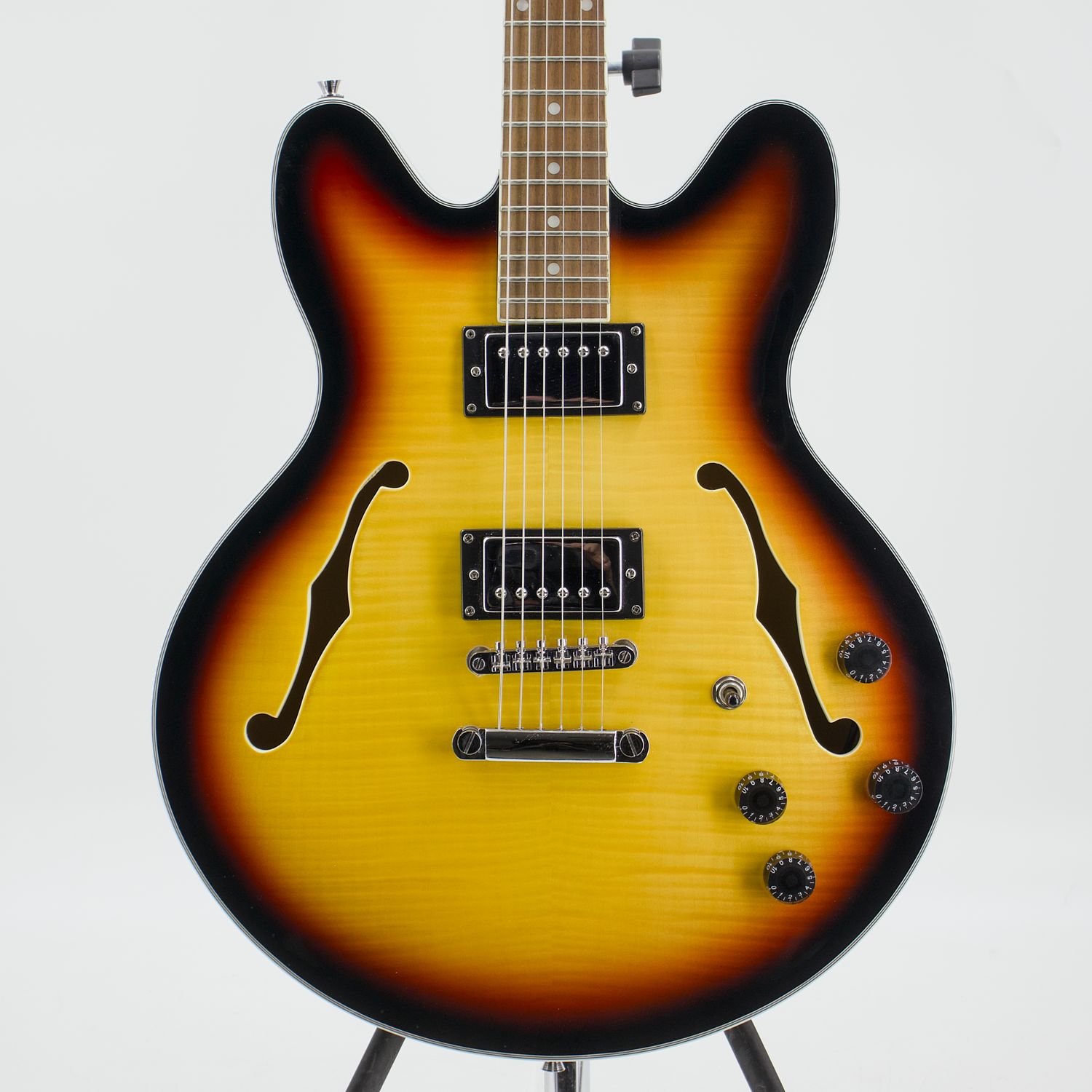 Used Oscar Schmidt OE30 Delta King Tobacco Sunburst Electric Guitar – Good Condition