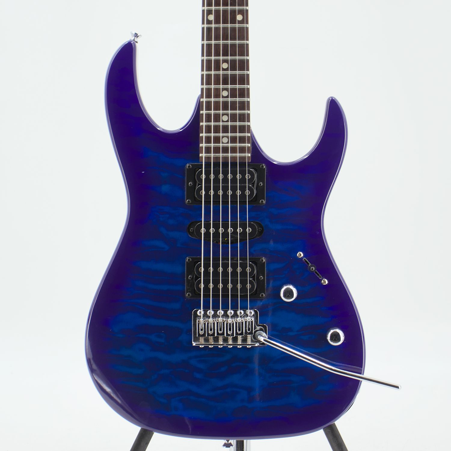 Used Ibanez GRX70QA Transparent Electric Guitar – Very Good Condition