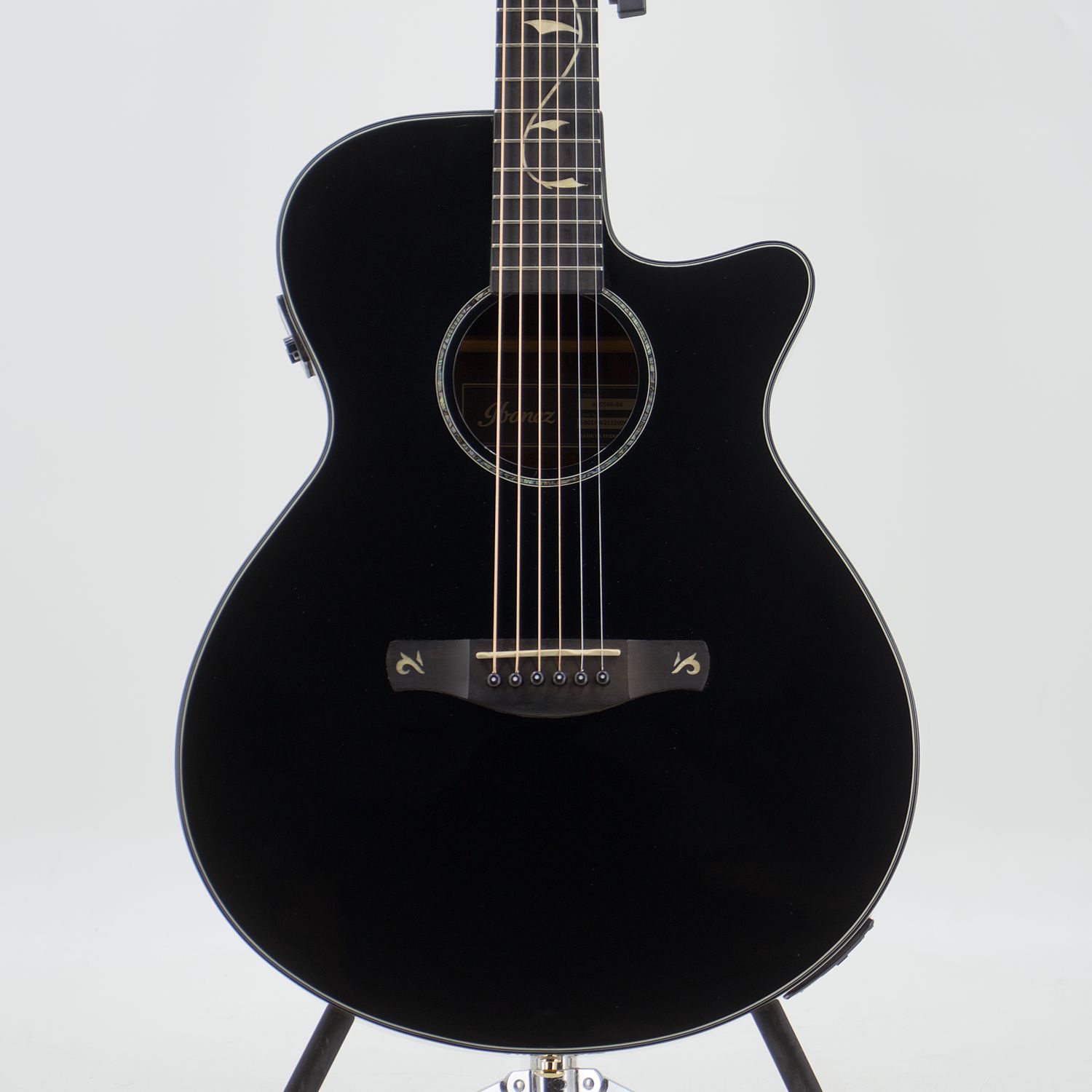 Used Ibanez AEG50-BKH Black High Gloss Acoustic Guitar