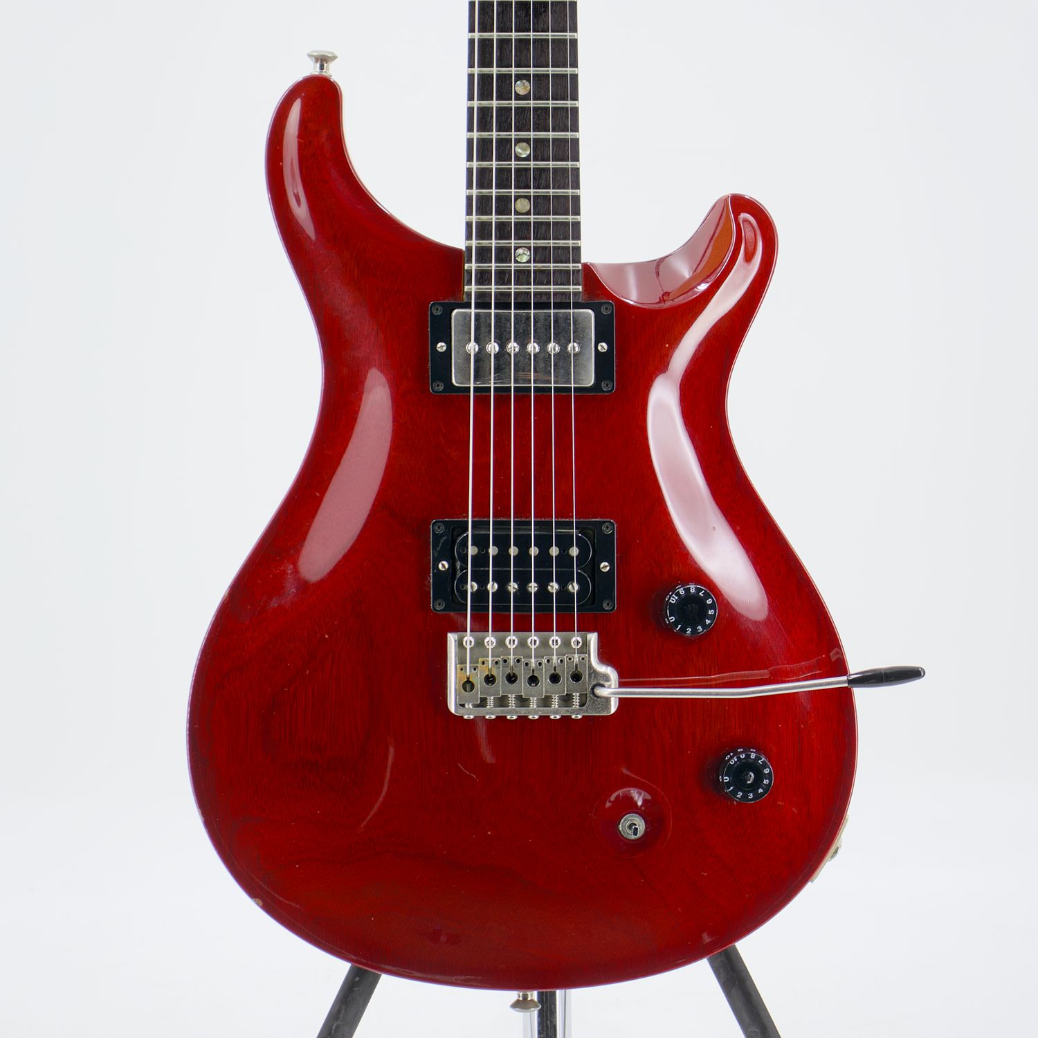 Used PRS CE-22 Vintage Cherry Electric Guitar w/ P-90 Neck Pickup &amp; Case