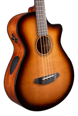 Breedlove Solo Pro Concerto Edgeburst Bass CE Red Cedar-African Mahogany w/Case