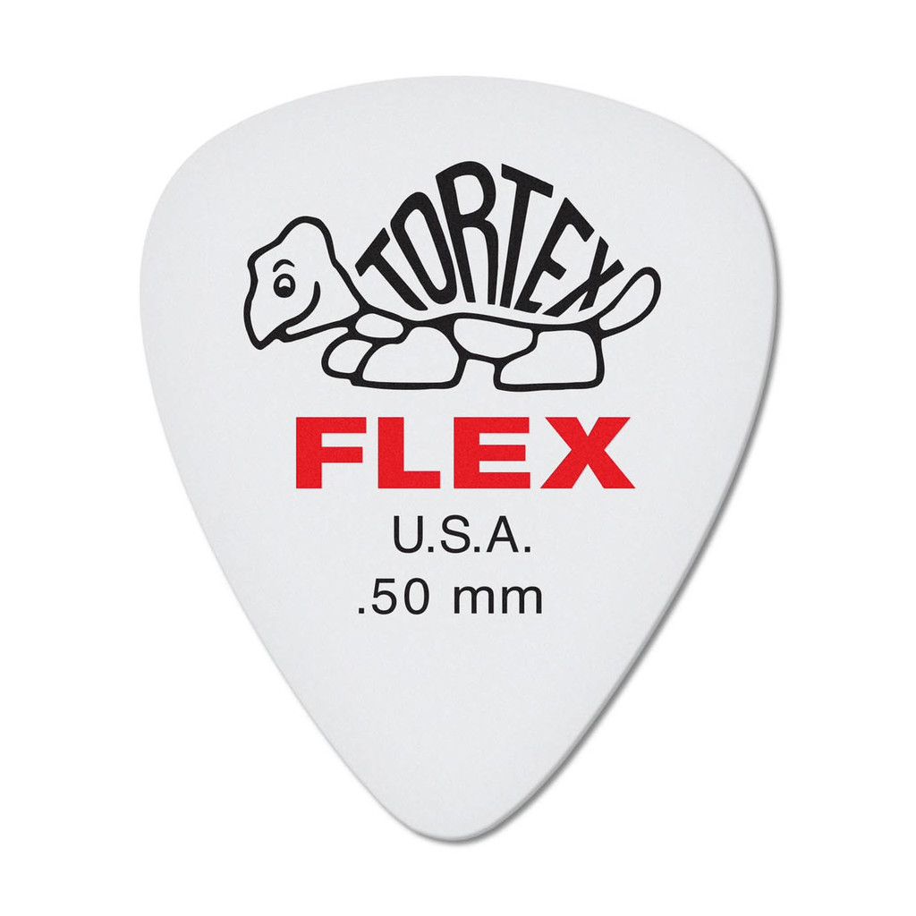 Dunlop Tortex Flex Standard 12pk Picks, Size: .50mm