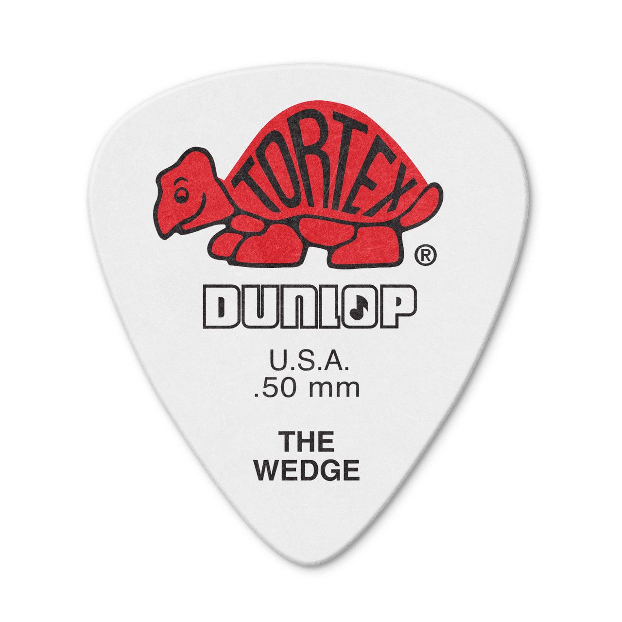 Dunlop Tortex Wedge 12pk Picks, Size: .50mm (Red)