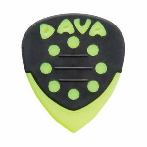 Dava Grip Tips Nylon, 6 Picks, Light Green