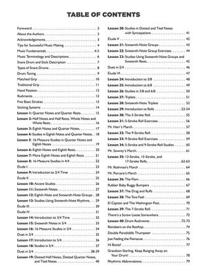 Hal Leonard School for Snare Drum A Beginning Drum Method