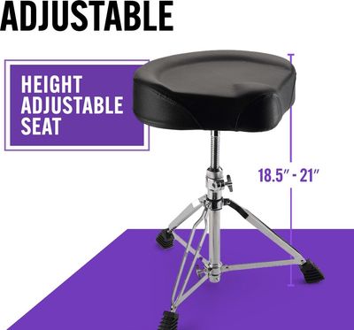 On-Stage Heavy Duty Drum Throne