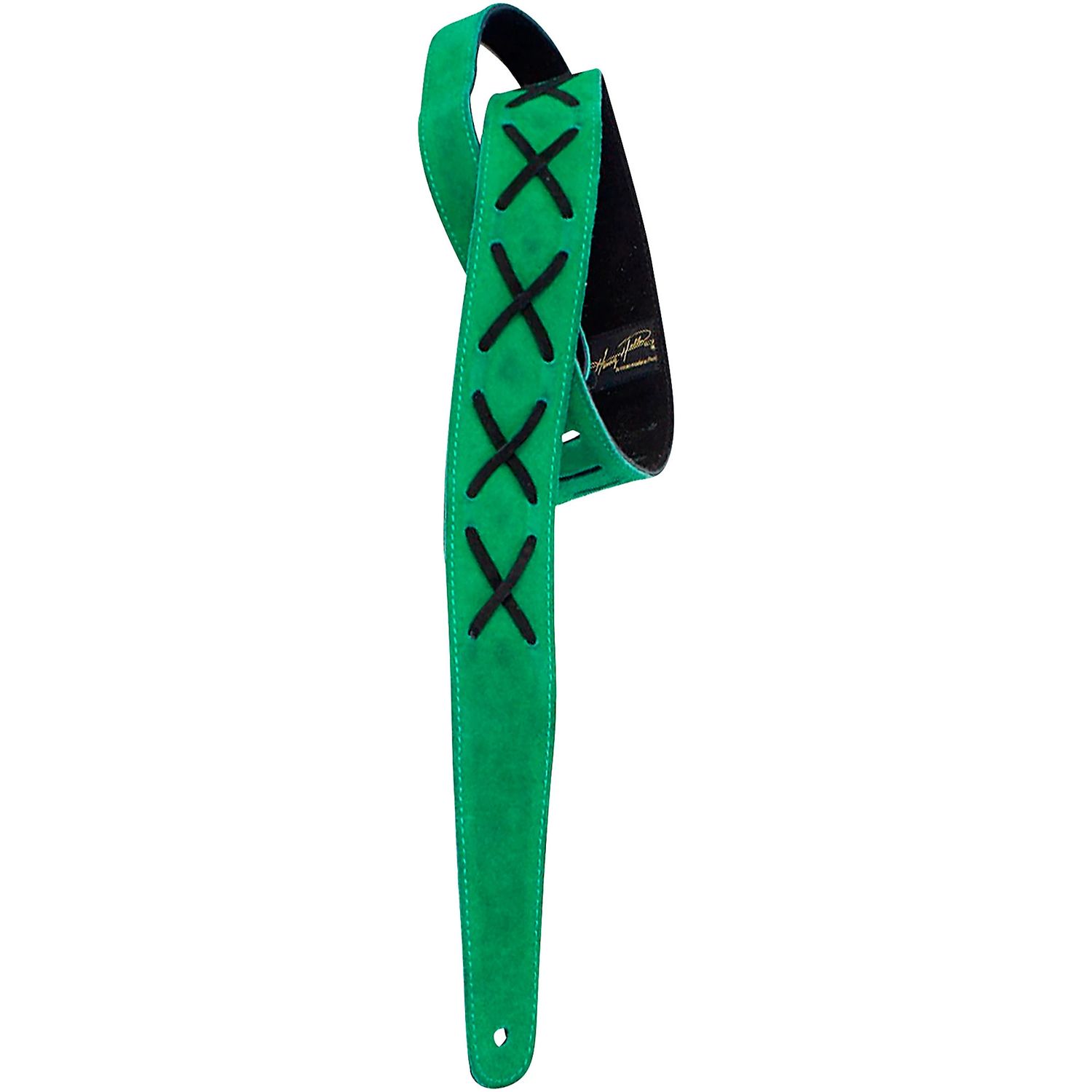 Henry Heller 2'' WIDE SUEDE WITH SUEDE X'S GREEN