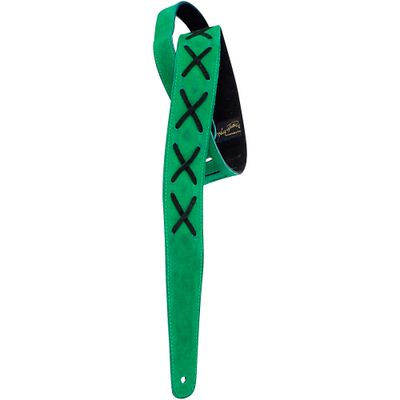 Henry Heller 2'' WIDE SUEDE WITH SUEDE X'S GREEN
