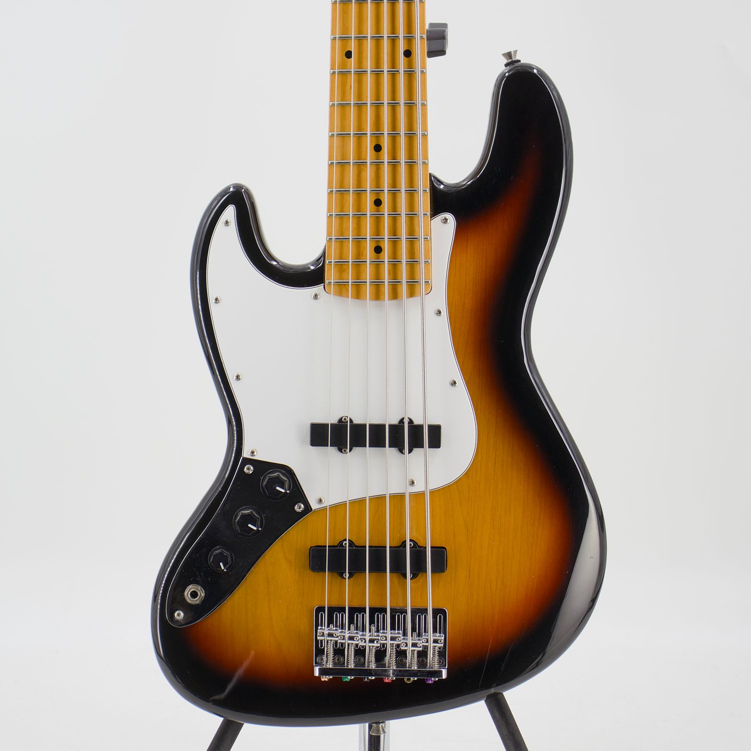 Used Brice SX-6 Left-Handed 6-String J-Style Bass Sunburst - Very Good