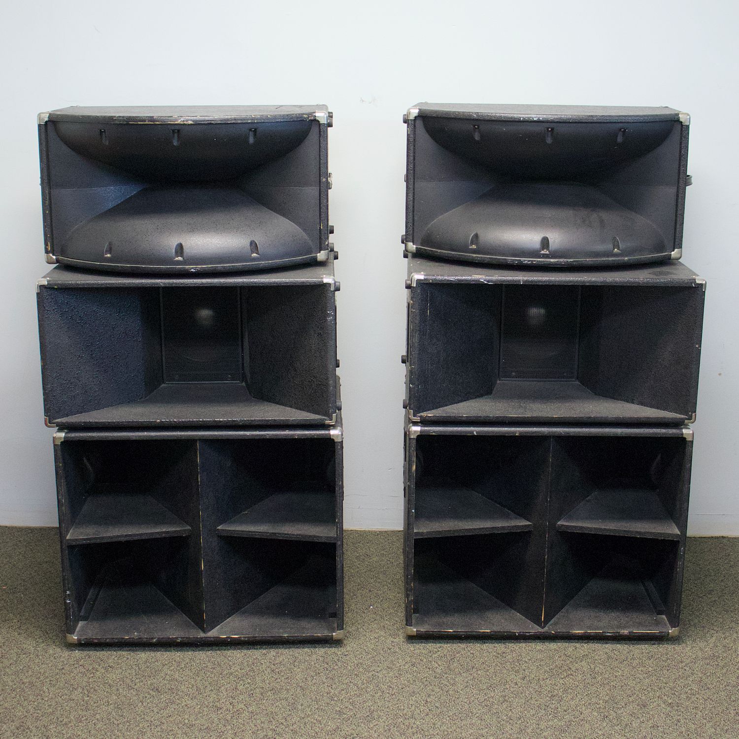 Used Pairs of Peavey FH-1 / MB-2 / MF1-X - Horns Subs / Mid-Bass Horn / MF1-X Mark Horn