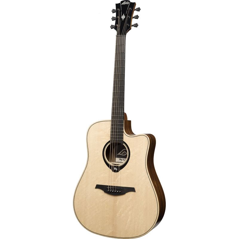 LAG Guitars HyVibe 30 Series Dreadnought Cutaway Electro