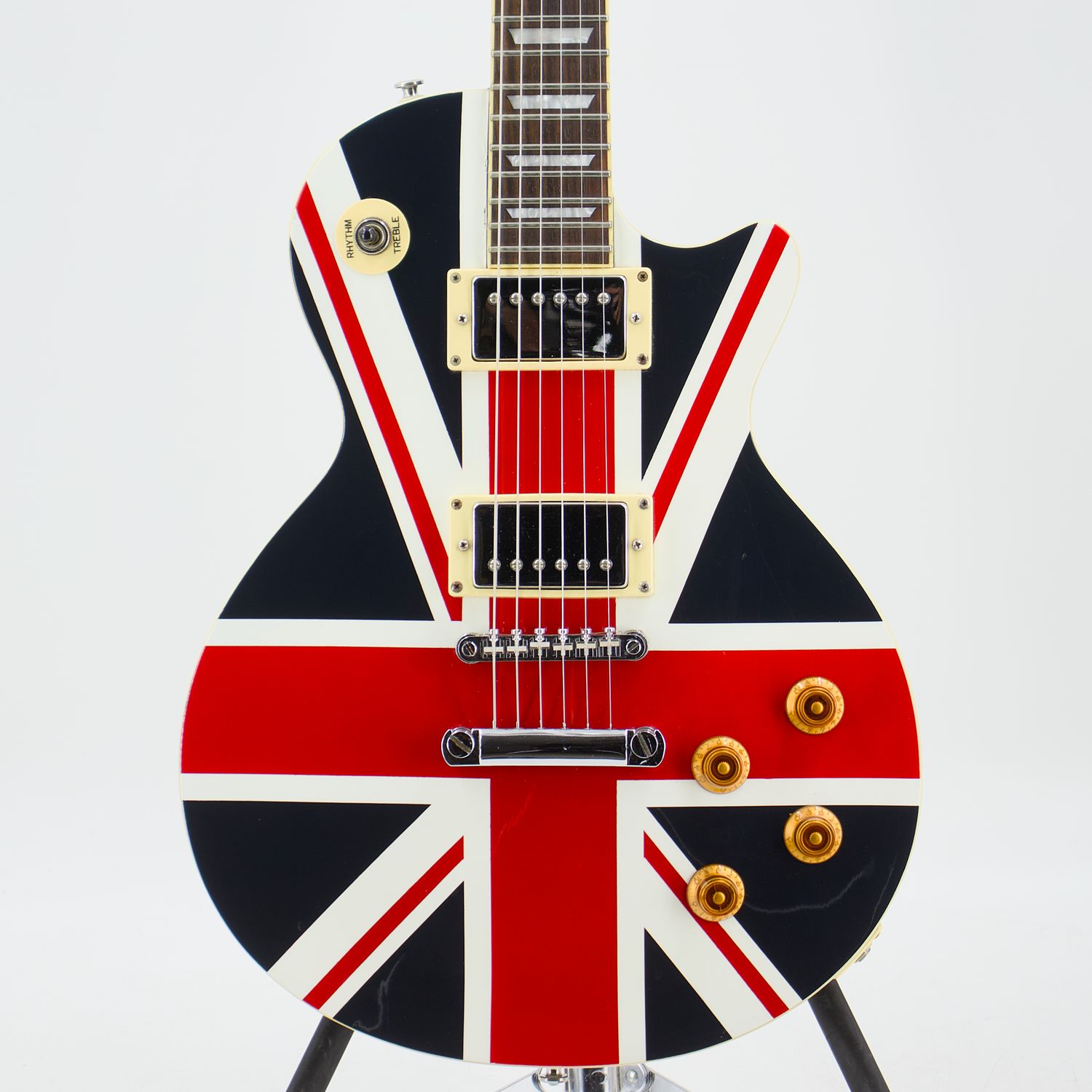 Used Agile AL-2500 Union Jack Les Paul-Style Electric Guitar - Good Condition