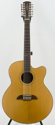 Used Alvarez AJ60SC12 Natural Gloss 12-String Acoustic Guitar – Very Good Condition