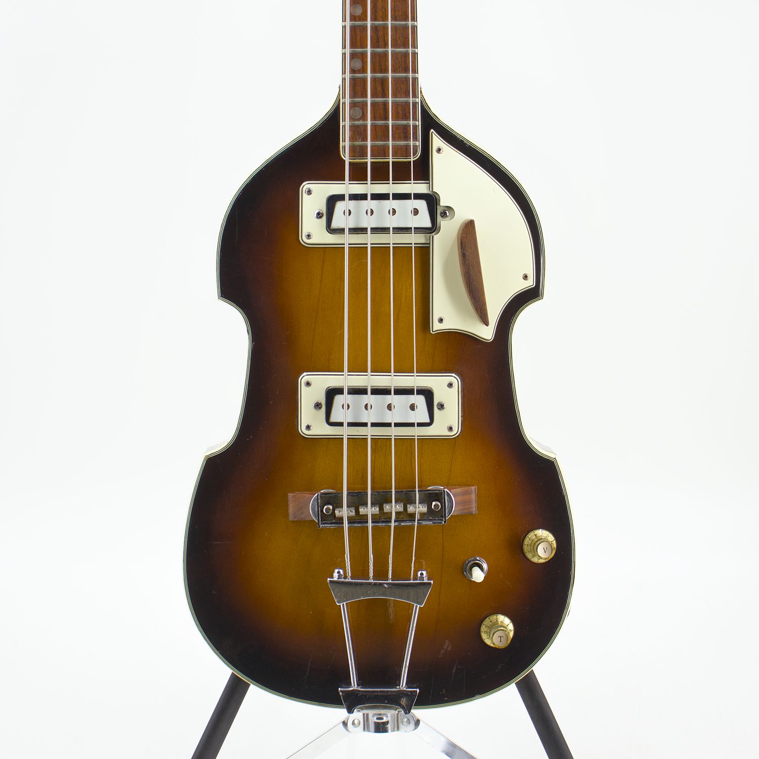 Used AS/IS Greco VB-970 Tobacco Burst Violin Bass