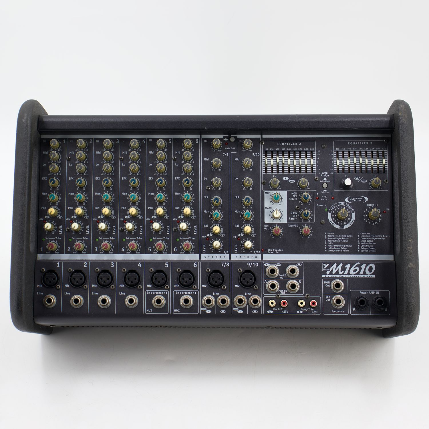 Used Yorkville M1610 Powered Mixer 10-Channel 2x800W - Very Good Condition
