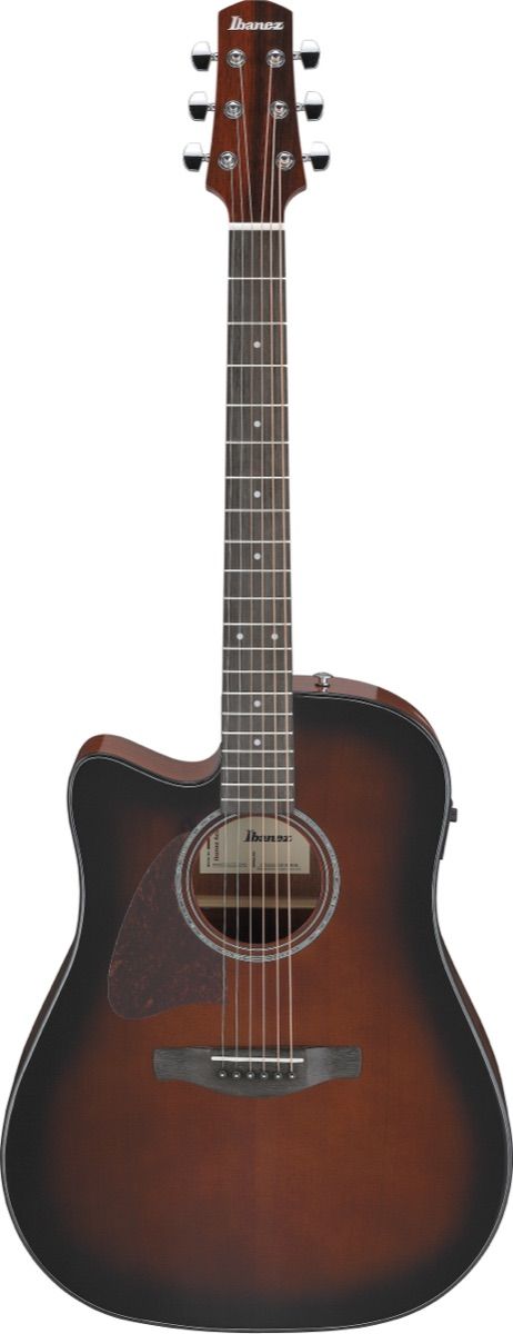 Ibanez AAD51LCEDVS Grand Dreadnought with Advanced Access Cutaway Acoustic Guitar in Dark Violin Sunburst High Gloss