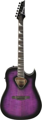 Ibanez ALT50FATVT Altstar Acoustic Guitar in Transparent Violet Sunburst High Gloss