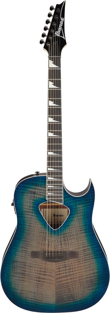 Ibanez ALT50FABDB Altstar Acoustic Guitar in Blue Doom Burst High Gloss
