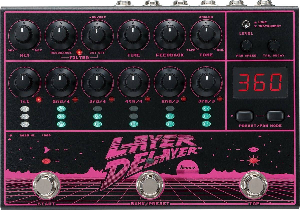 Ibanez Layer Delayer Multi Head Delay Pedal