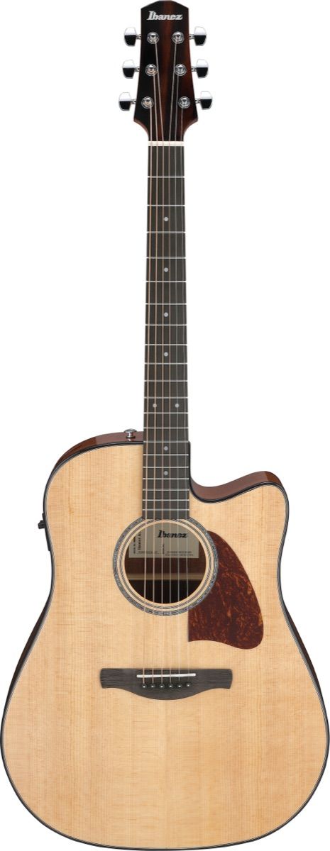 Ibanez AAD51CENT Grand Dreadnought with Advanced Access Cutaway Acoustic Guitar in Natural High Gloss