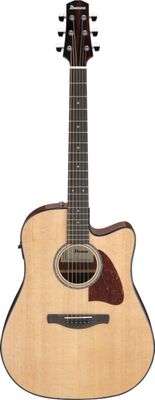 Ibanez AAD51CENT Grand Dreadnought with Advanced Access Cutaway Acoustic Guitar in Natural High Gloss