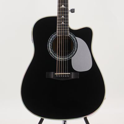 Used Esteban Reflections Black Acoustic-Electric Guitar - Good Condition