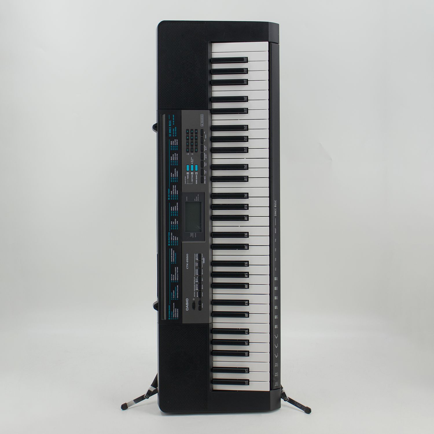 Used Casio CTK-2550 Black 61-Key Portable Keyboard - Very Good Condition