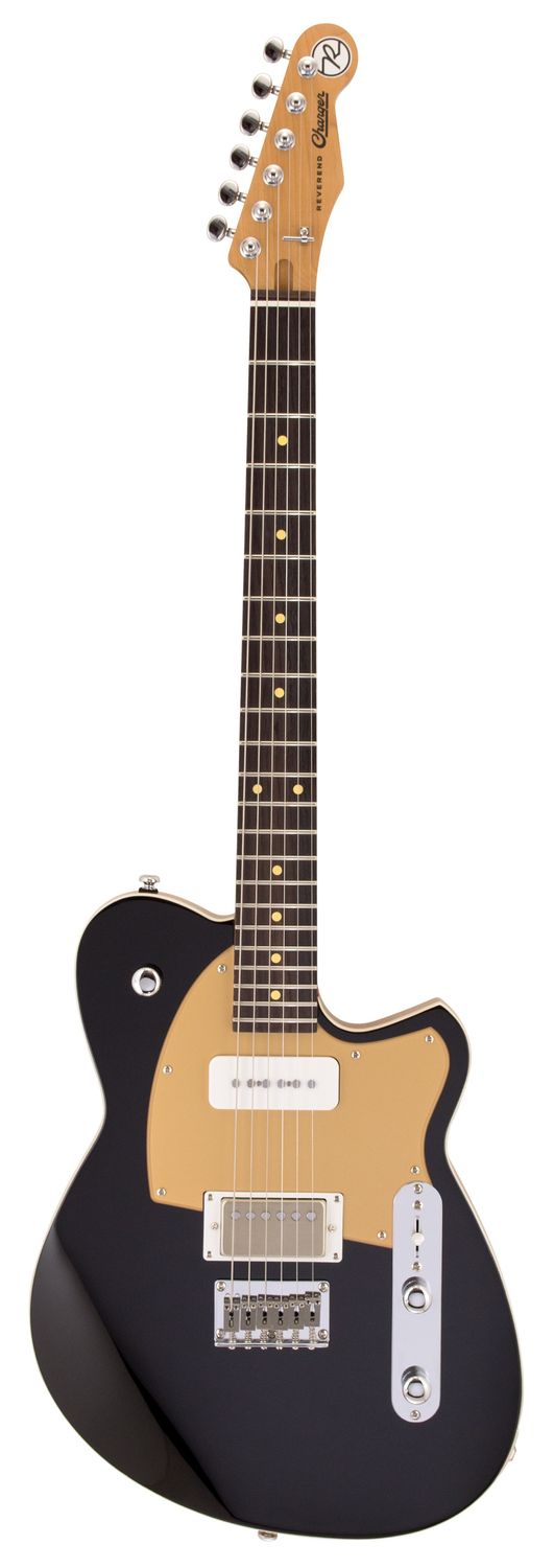 Reverend Charger H90 in Midnight Black