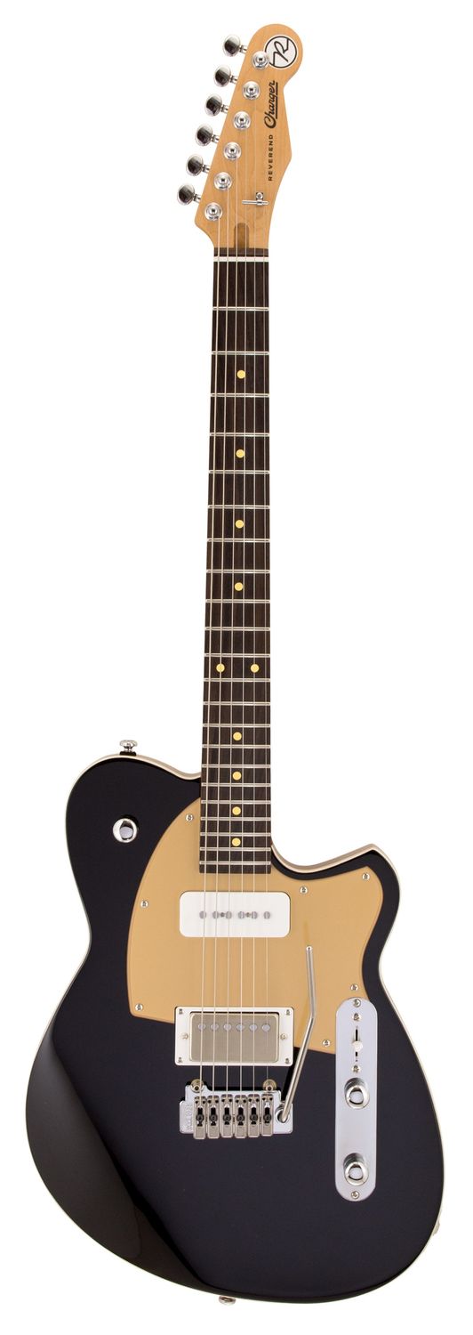 Reverend Charger H90 Wilkinson in Midnight Black