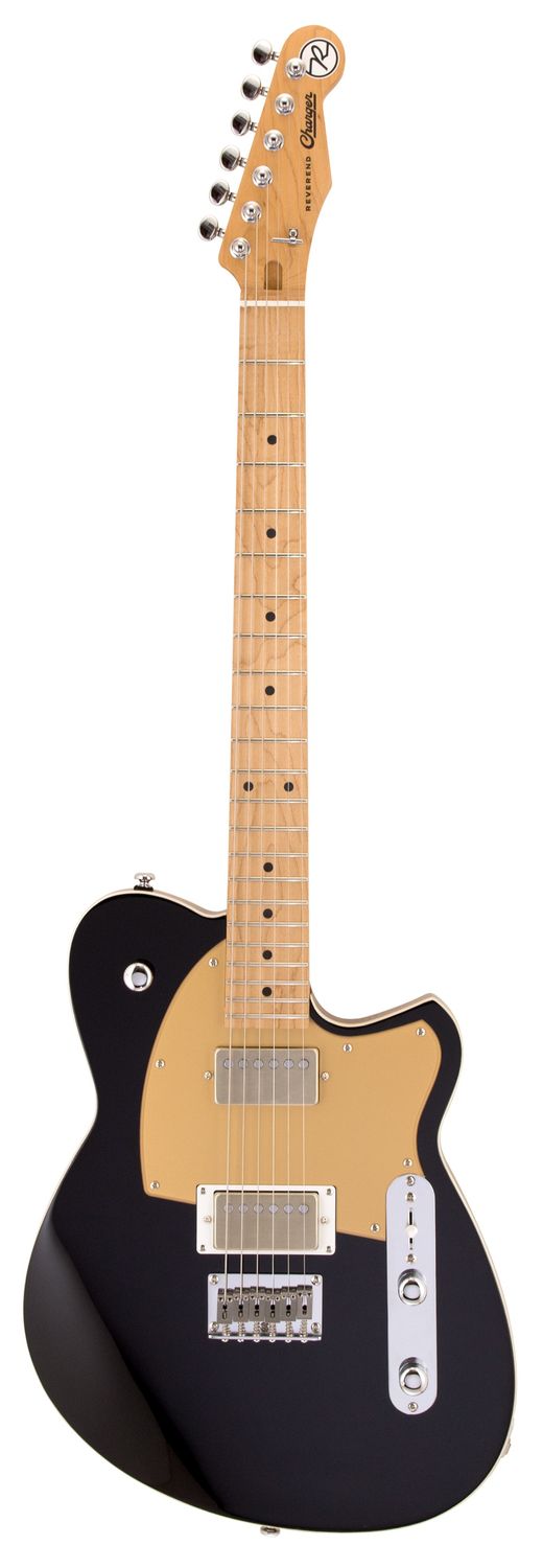 Reverend Charger HH in Midnight Black