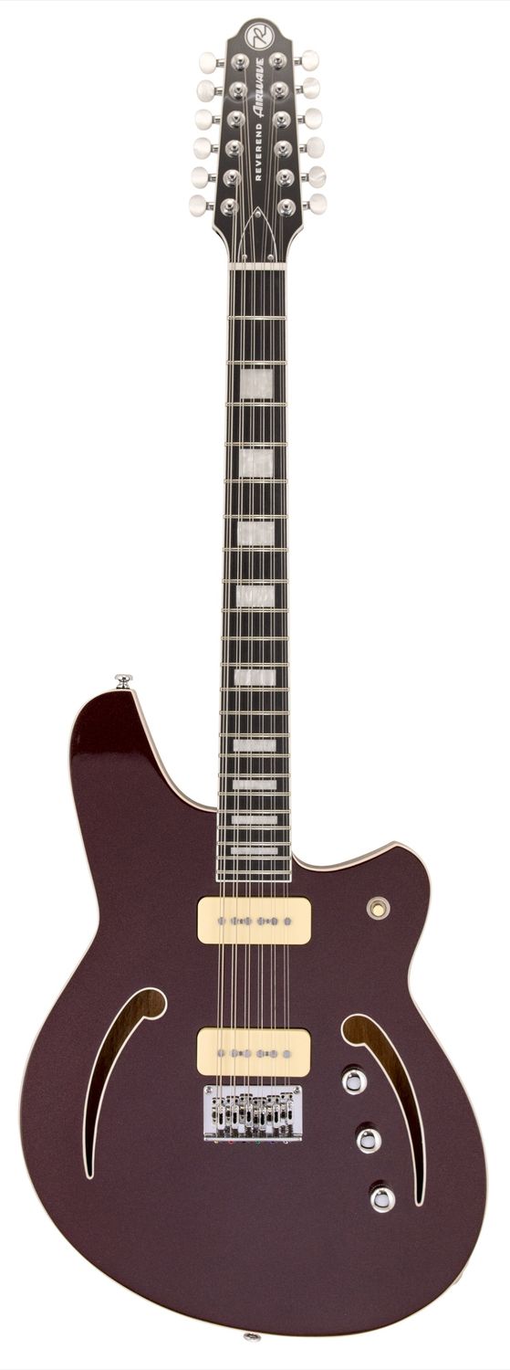 Reverend Airwave in Metallic Bordeaux