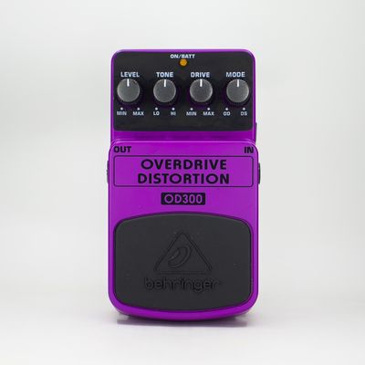 Used Behringer OD300 Overdrive/Distortion Pedal Very Good Condition