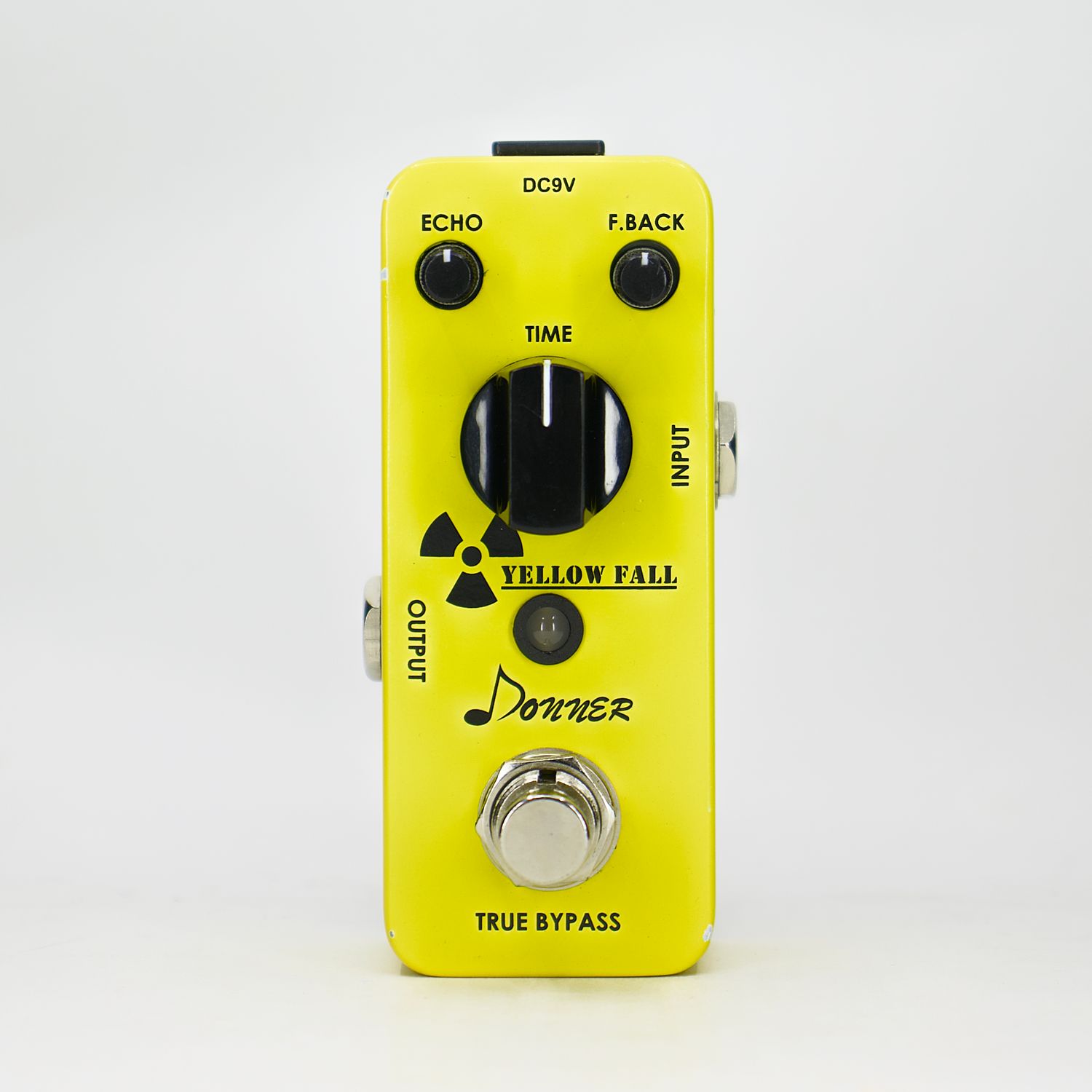 Used Donner Yellow Fall Analog Delay Mini Pedal Yellow w/Box Very Good