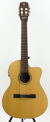 Used Alvarez RC26HCE Natural Gloss Classical Cutaway/Electric Guitar SYS250 Very Good