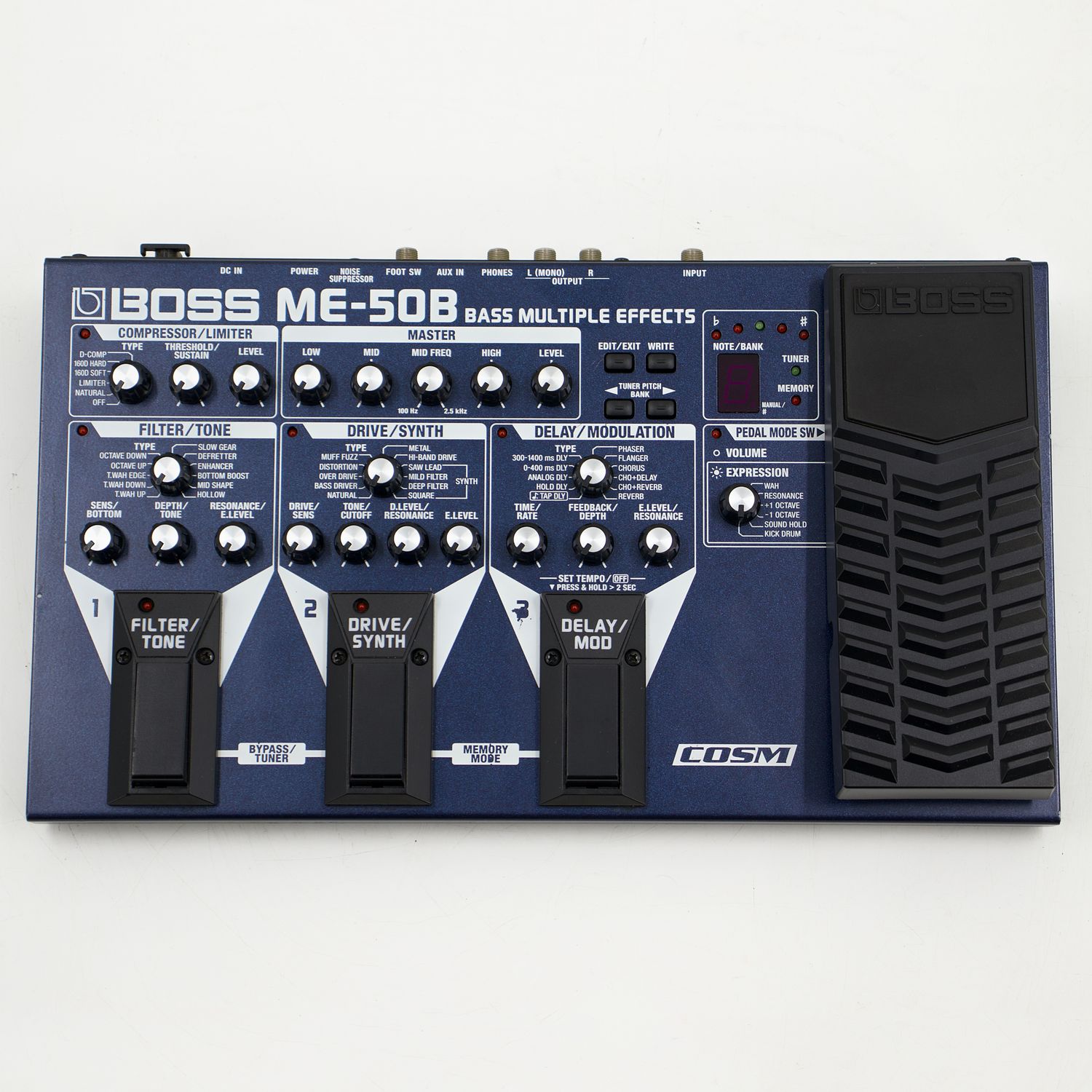 Used BOSS ME-50B Bass Multi-Effects Pedal Very Good Condition