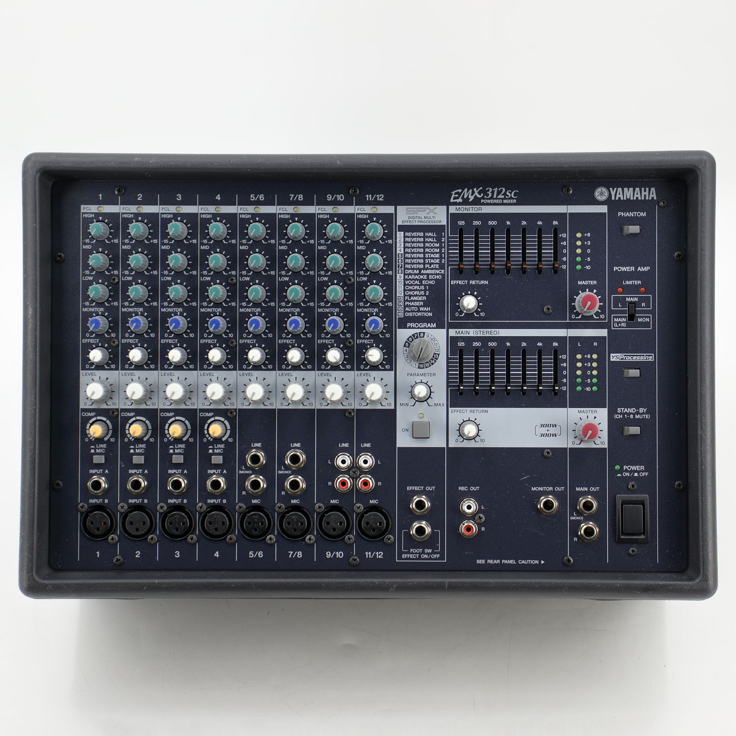 Used Yamaha EMX312SC 12-Channel Powered Mixer Very Good Condition