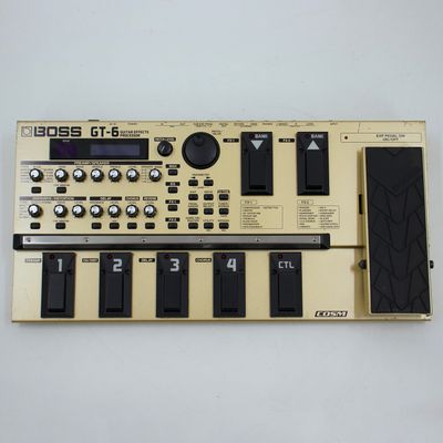 Used Boss GT-6 Guitar Multi-Effects Processor Floorboard Very Good w/Power Adapter