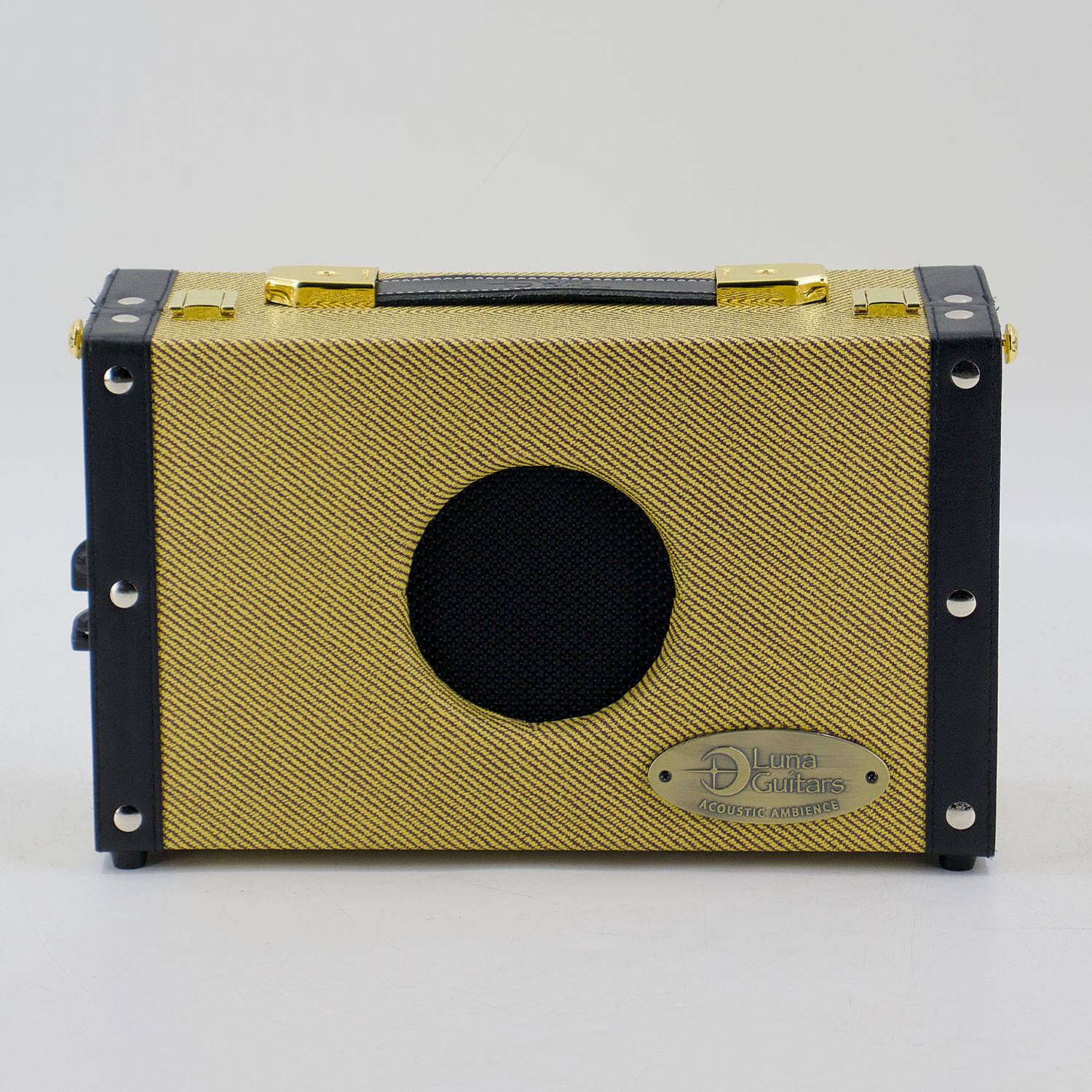 Used Luna UK-5 Tweed 5W Suitcase-Style Ukulele Amp Leather Handle - Very Good