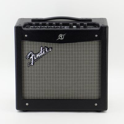 Used Fender Mustang I Carbon Tweed 20W Modeling Guitar Amp, Very Good, w/IEC Cable