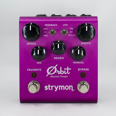 Used Strymon Orbit dBucket Flanger Purple Pedal Very Good w/Box