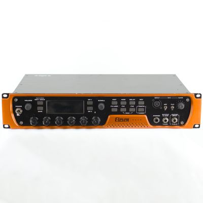 Used Avid Eleven Rack Guitar Amp Modeling/FX Processor Firmware v2 Good w/IEC Cable